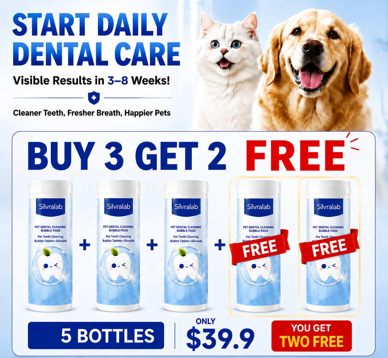 😸🐶The Easiest Way to Care for Your Pet’s Teeth