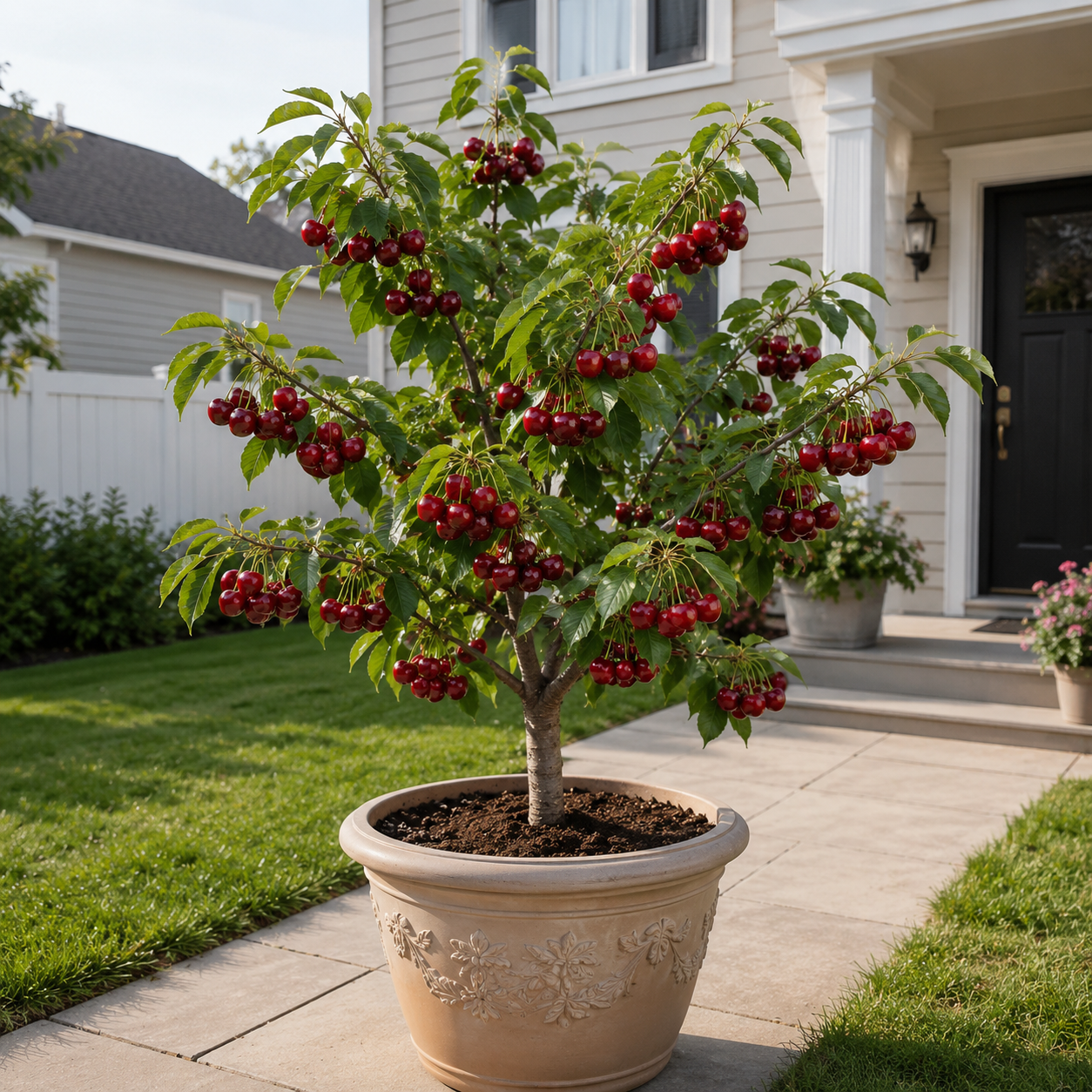 🔥 54.3K+ SOLD! 🍒  tarteglow Sweet Red Dwarf Cherry Tree Seeds
