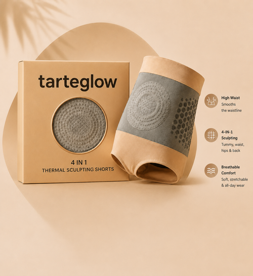 Tarteglow Official Store | 4-In-1  Fat-Burn Shorts Introducing the Thermal Sculpting System for a Smoother-Looking Silhouette