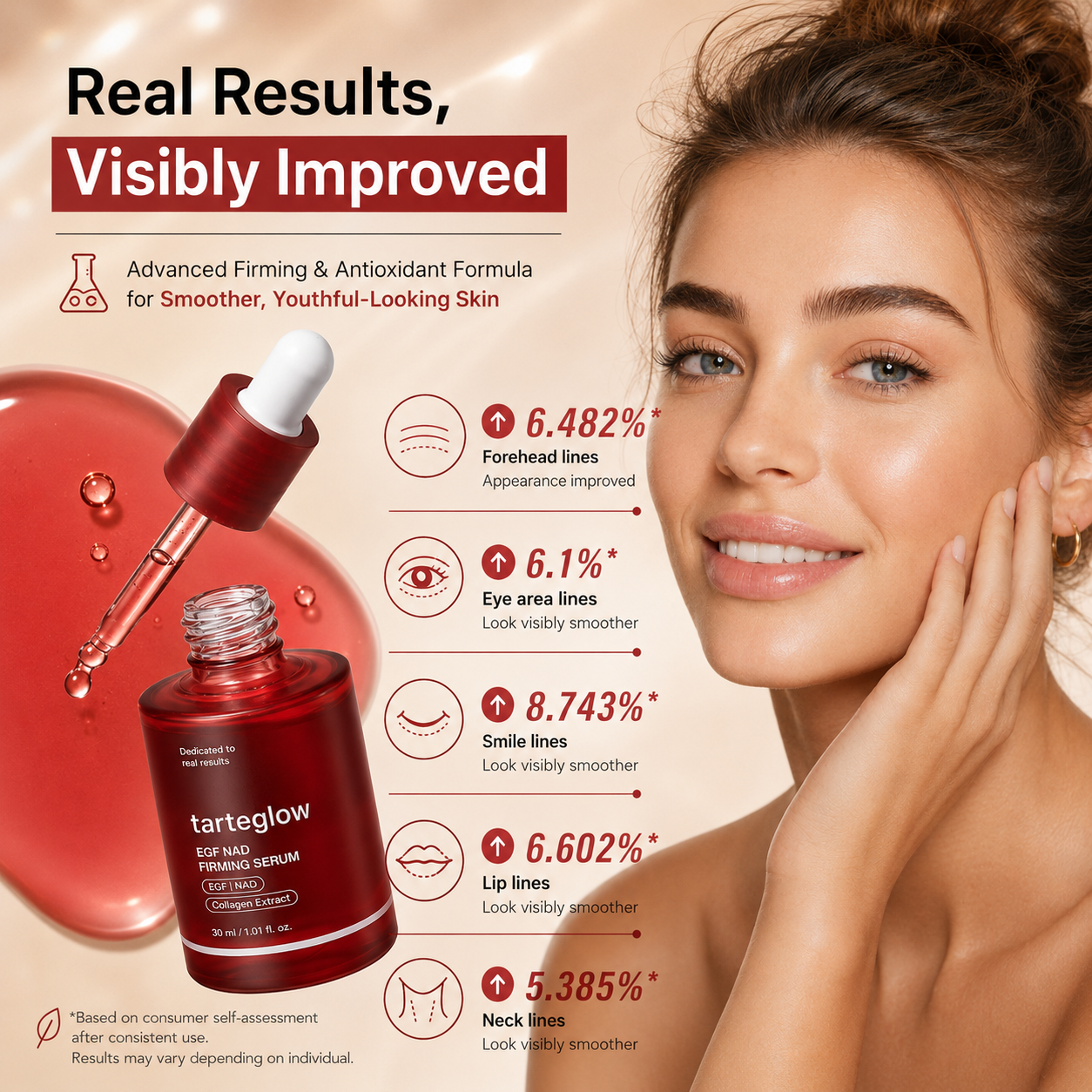 Taeteglow Korean NAD+ EGF Firming Serum