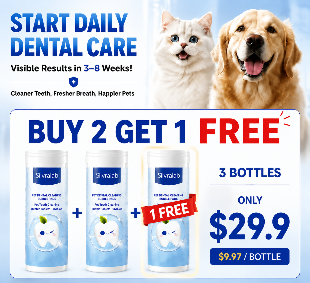 😸🐶The Easiest Way to Care for Your Pet’s Teeth
