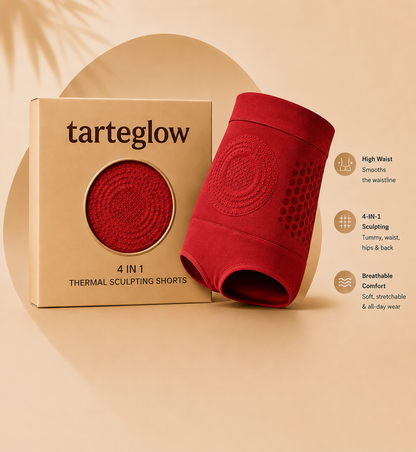 Tarteglow Official Store | 4-In-1  Fat-Burn Shorts Introducing the Thermal Sculpting System for a Smoother-Looking Silhouette