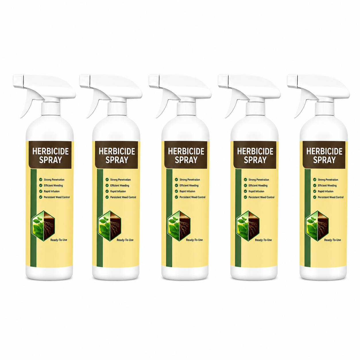 5 Pack Weed Control Spray