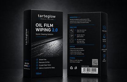 Tarteglow Oil Film Wiping 2.0-Premium Windshield & Mirror Care System