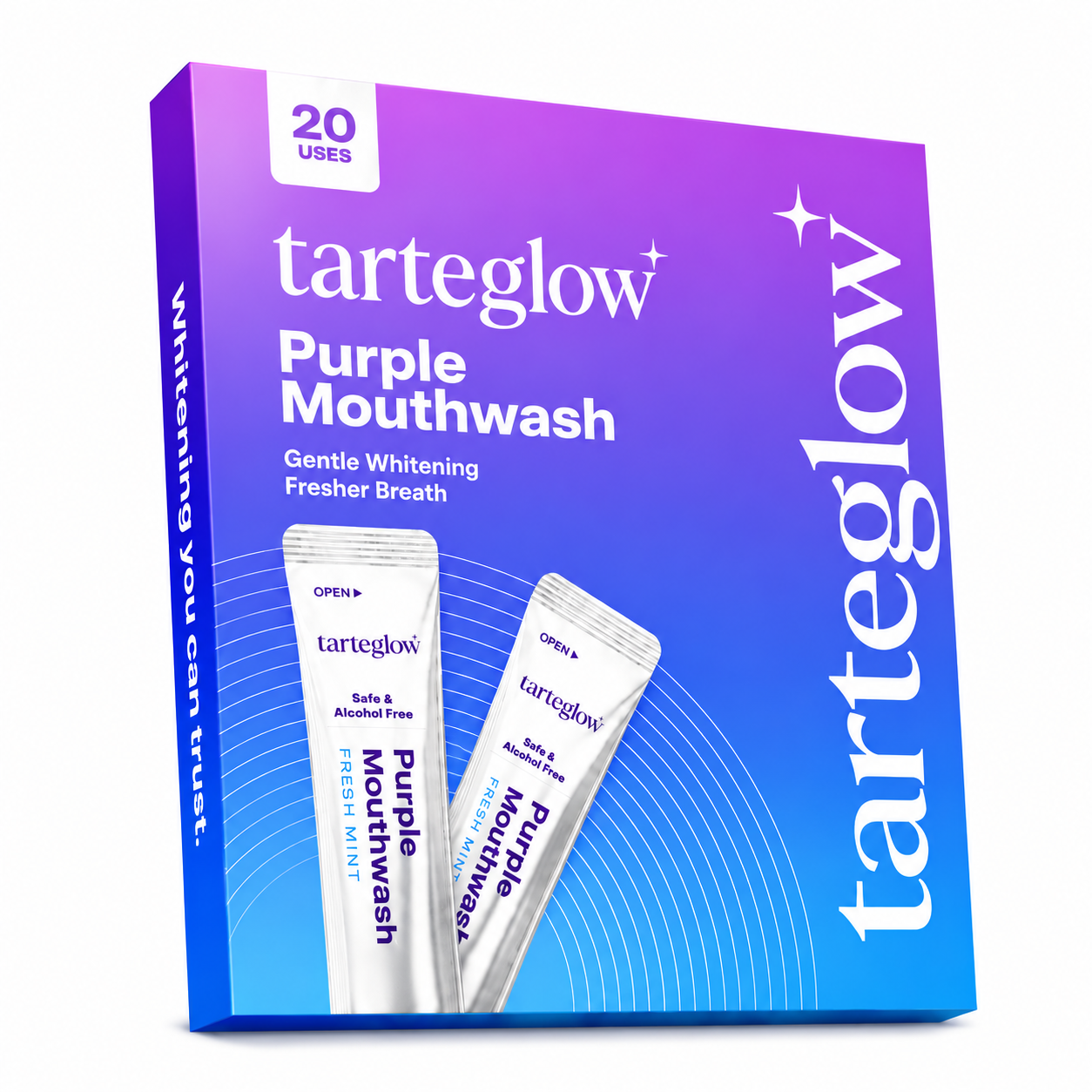 Tarteglow Purple Mouthwash - Sachets 20 Pack
