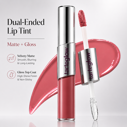tarteglow — Dual-Ended Liquid Lipstick with Velvet Matte Color and Glossy Shine