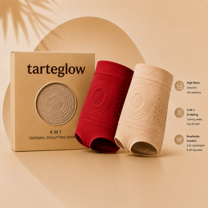 Tarteglow Official Store | 4-In-1  Fat-Burn Shorts Introducing the Thermal Sculpting System for a Smoother-Looking Silhouette