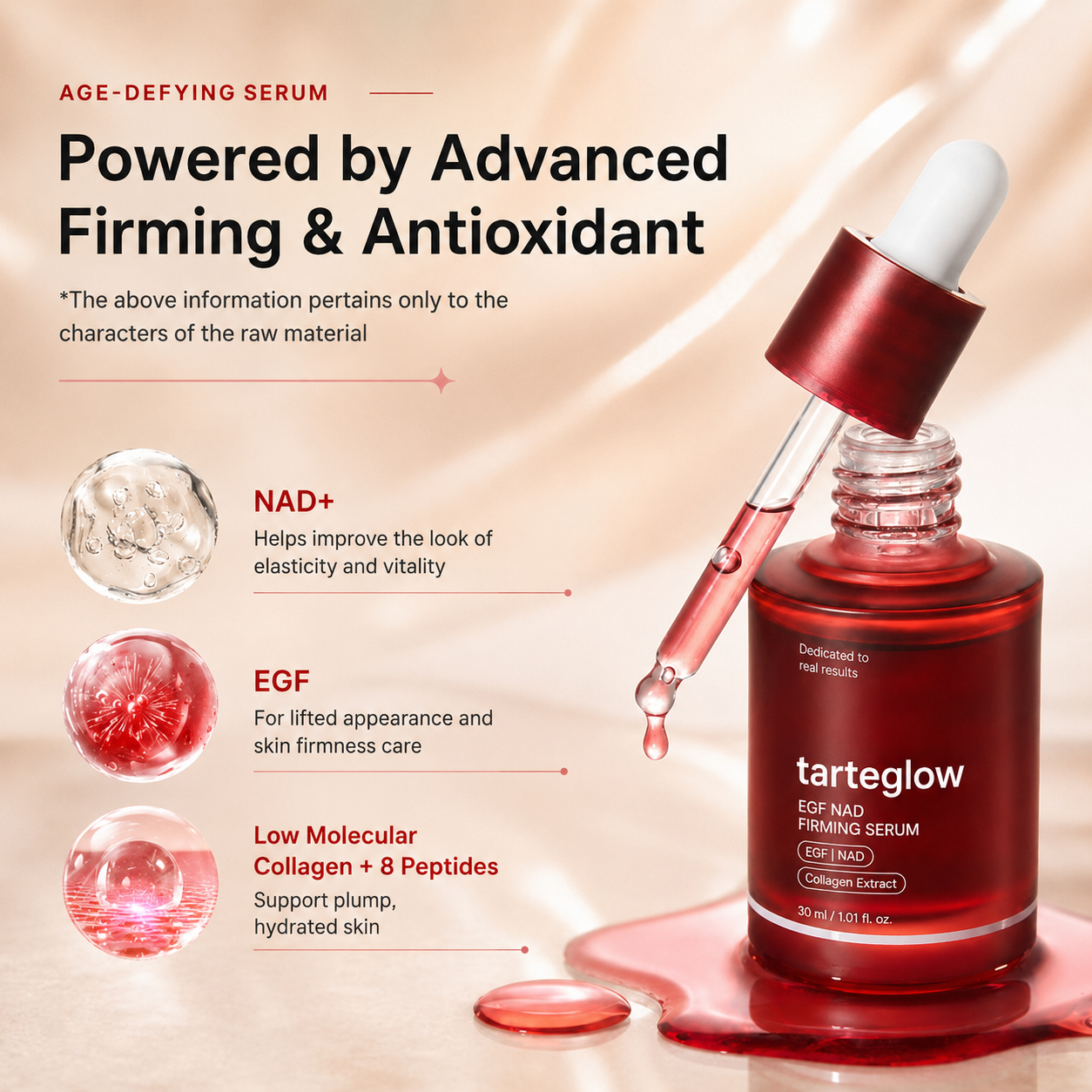 Taeteglow Korean NAD+ EGF Firming Serum