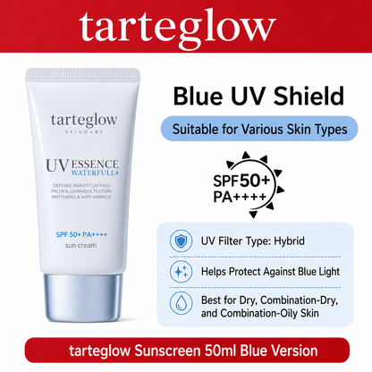 🌞Tarteglow UV Essence Waterfull+ Sunscreen Serum