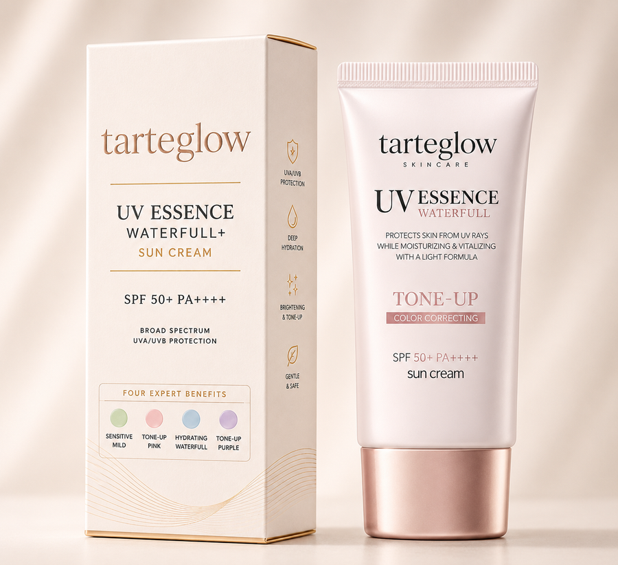 🌞Tarteglow UV Essence Waterfull+ Sunscreen Serum