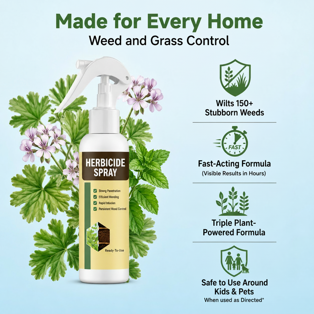 Weed and Grass Control Spray Benefits