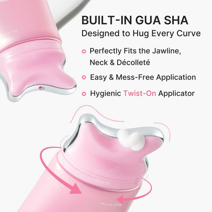 🦢Neck Wrinkle Eraser! Built-In Gua Sha Cream w/5% Anemarrhena Root Complex + PDRN Korean Skincare