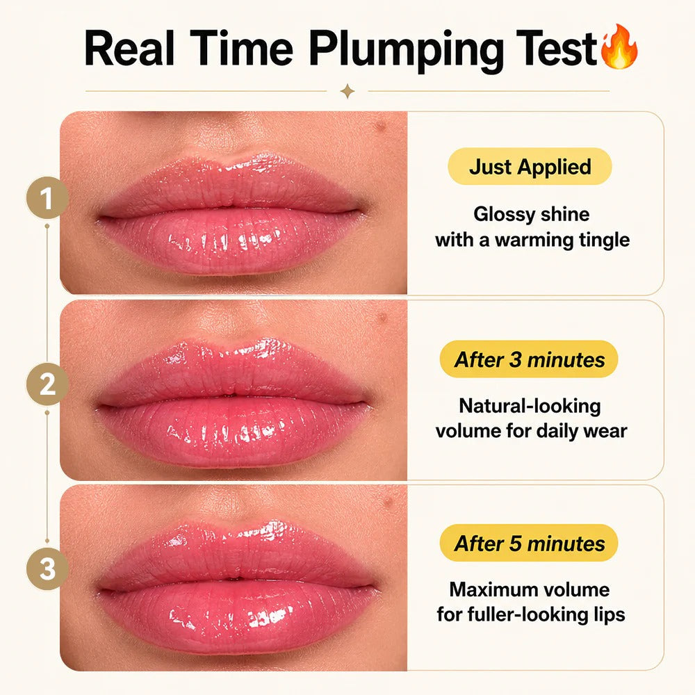 TARTEGLOW 💋Spicy Lip Plumper Gloss – Heat Sensation & High Shine for Fuller-Looking Lips