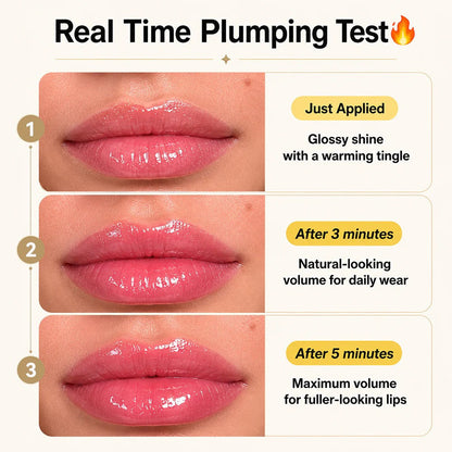 TARTEGLOW 💋Spicy Lip Plumper Gloss – Heat Sensation & High Shine for Fuller-Looking Lips