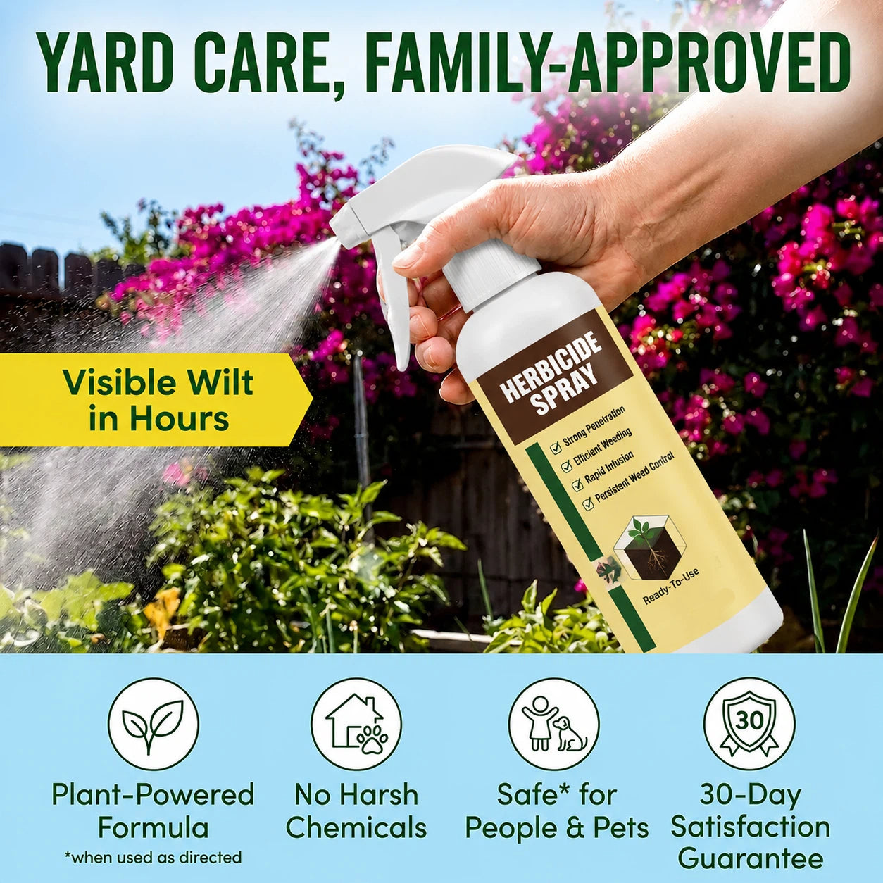 Family Friendly Yard Weed Control