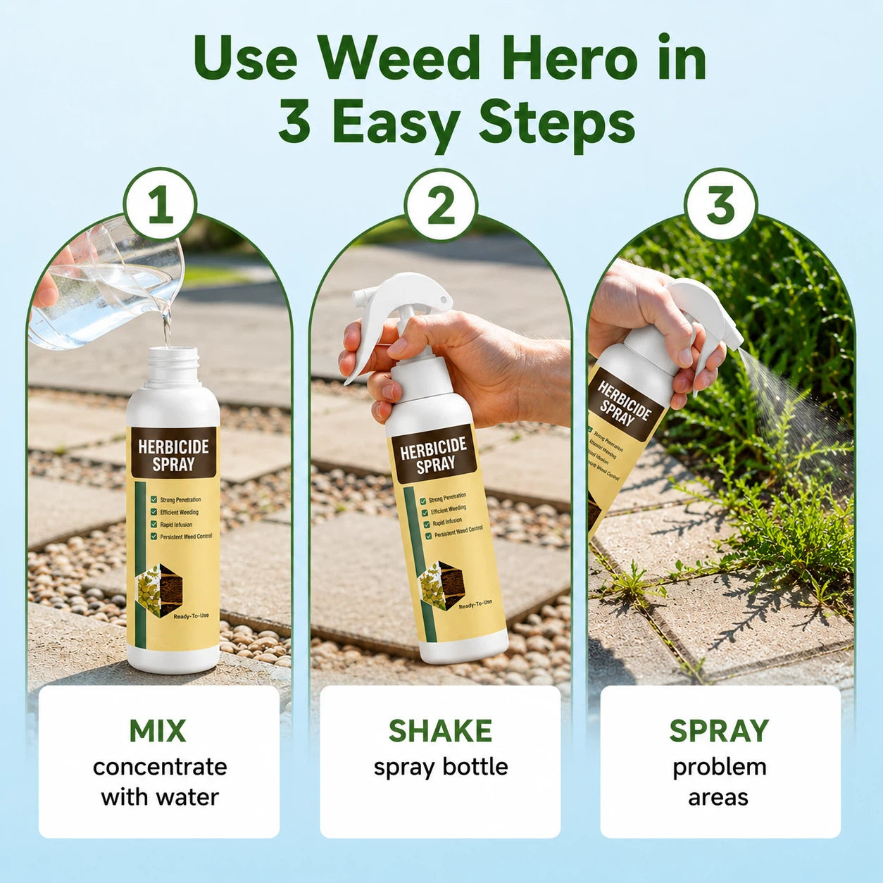 How to Use Weed Killer Spray